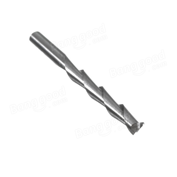 XYZ Brand 3.175mm Carbide CNC 2 Flute Spiral Router Bit 22mm End Mill Milling Cutter - Image 3